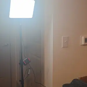 10" LED Square Light Panel with 63" Extendable Stand 3 Color 2200-4500K Studio Lighting for YouTube/TikTok/Instagram Content Creation, Dimmable Brightness, USB Powered, Soft light（1PCS）#valentine's#new years