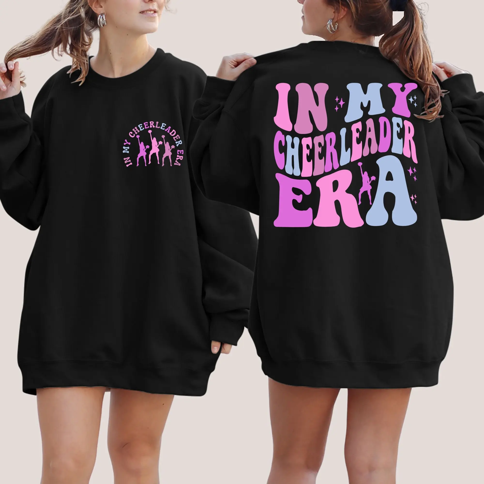 In My Cheerleader Era Sweatshirt In My Cheer Era Hoodie Cheerleader Sweatshirt Cheerleader Gifts Cheerleader Shirt Cheerleader Hoodie Shirt, T-shirt, Sweatshirt, Hoodie, Free Shipping