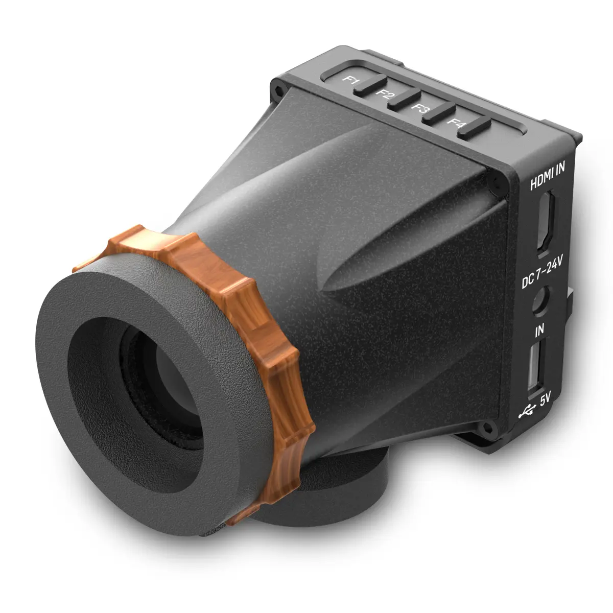 Portkeys LEYE III Adjustable 4K HDMI Electronic Viewfinder with Audio Support, 2.4" LCD Screen, Compatible with Camera Devices