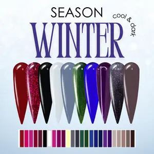 Colour Season Studio • Winter Palette | Cool & Dark Colour Gel Collection