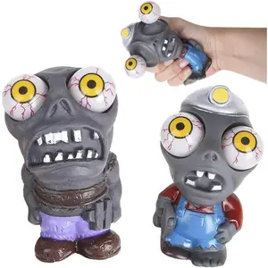 Eye Popping Zombies Poppin Peepers Fidget Squishy Toys for Anxiety Reduction Stress Relief 2 Pcs