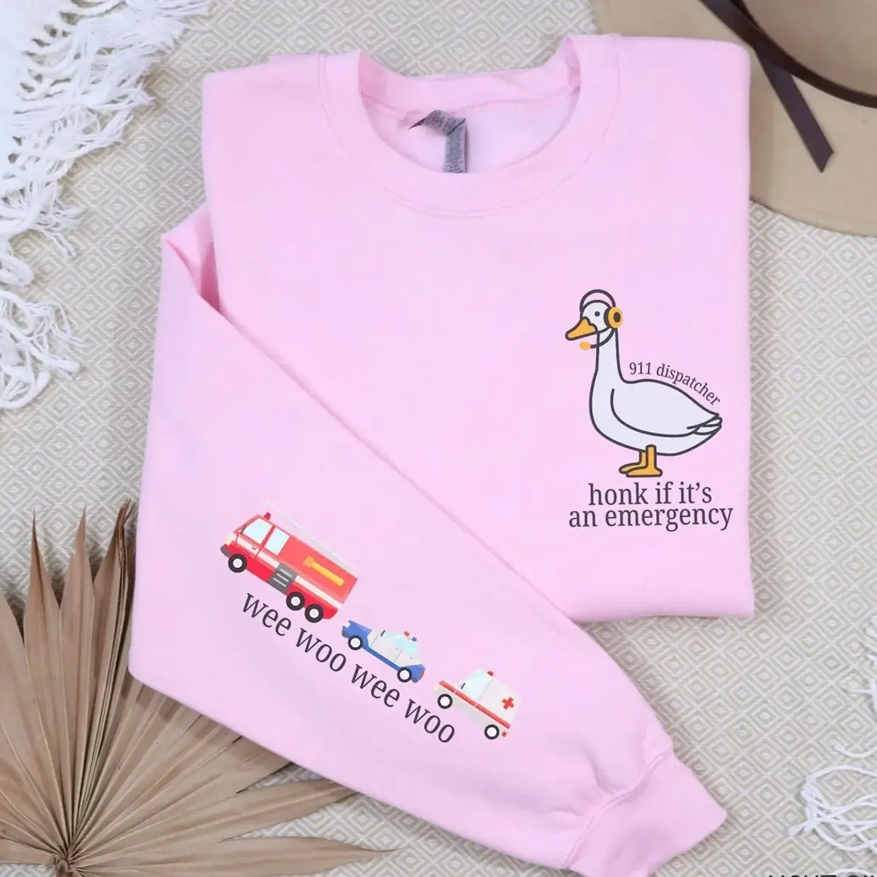 Silly Goose Dispatcher T-Shirt/Sweatshirt/Hoodie, 911 Dispatch Crewneck Sweater, Emergency Dispatcher Shirt, 911 Operator Gift, Gift for Dispatchers