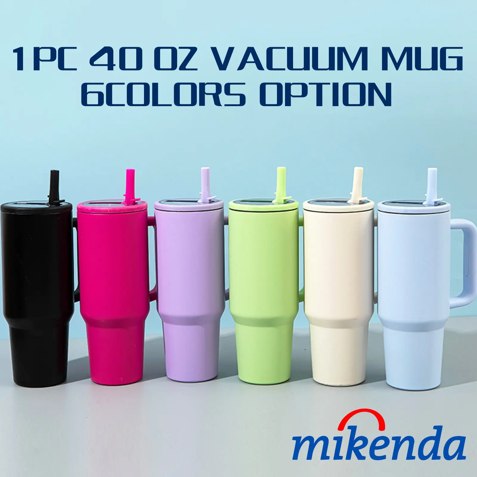 40oz (≈1183ml) Stainless Steel Vacuum Insulated Water Bottle Tumbler Mug with Lid & Straw, Keeps Hot 12hr Cold 24hr, Portable Design, Ideal Gift, Insulated Vacuum Flasks, Insulated Drinkware, Stainless Steel Thermos