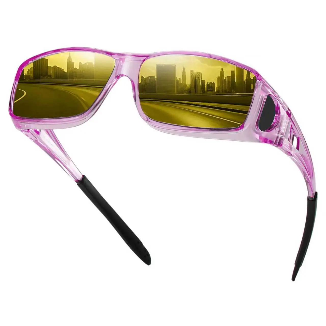 Purple Frame Night Vision Lens