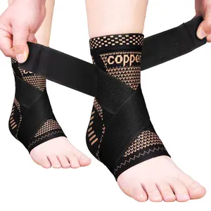Adjustable Ankle Brace, 1 Count Compression Sleeve, Ankle Joint & Heel Support Brace, Sports Ankle Guard with Straps, Suitable for Basketball, Football, Climbing, Ankle Protective Compression, Ankle Compression Cuff