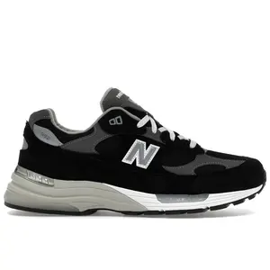 New Balance Men's 992 MiUSA Black Grey, from StockX