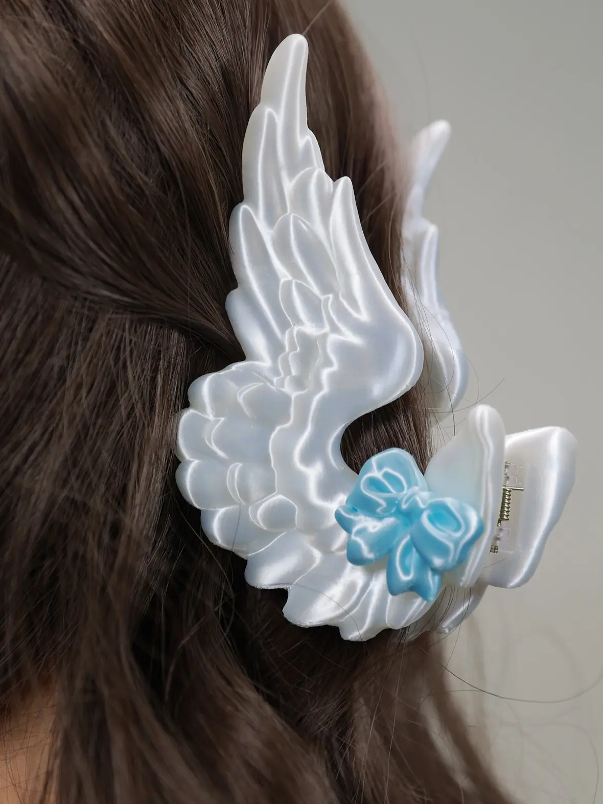 YANZHUJI: Dreamy Fairy Angel Wing Hair Clip-3D Printed Claw Clip with Flexible material-Cute Fashion Hair Accessory