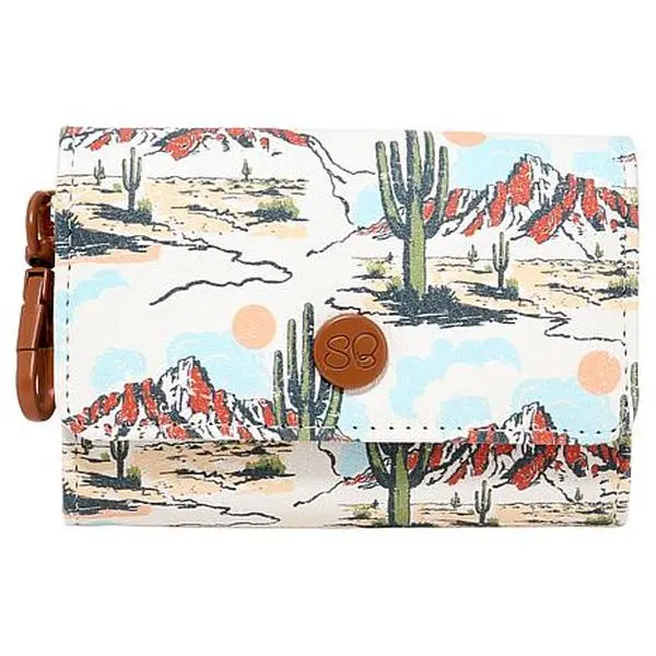 Samantha Brown Printed Card Case Wallet