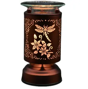 Dragonfly Touch Aroma Wax Warmer! Oil Burner! Tart Warmer Decor Gift Decoration Ornaments Room Fragrance