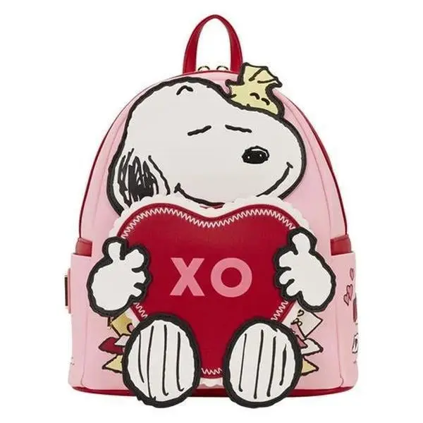 Loungefly Peanuts Snoopy Valentine's Day XO Mini-Backpack Loungefly Peanuts Snoopy Valentine's Day XO Mini-Backpack