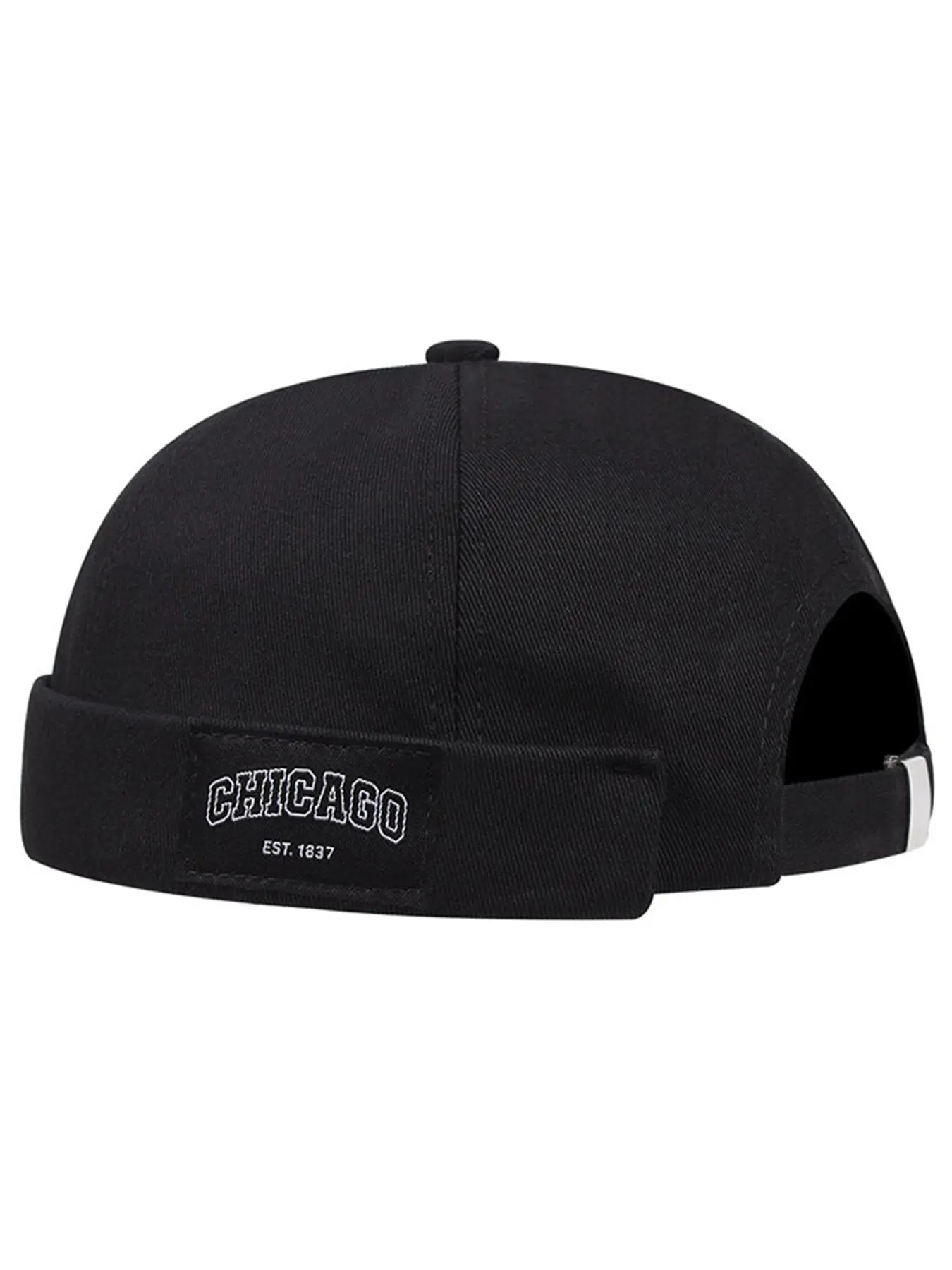 Letter Label Chicago Docker Hat, Basic Casual Outdoor Sports Docker Cap for Men & Women, Daily Landlord Cap