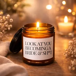 Bride Era Funny Scented Candle Gift for Bride to Be Best Friend