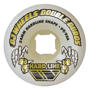 54mm Double Duro Hardline 99a/95a OJ Skateboard Wheels