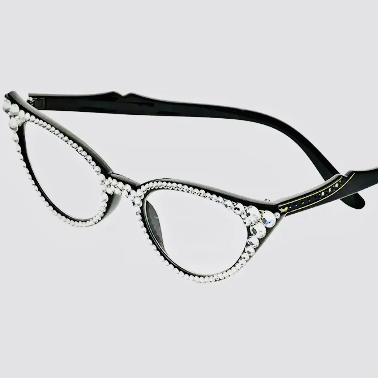 Crystal Cat Eye Reading Glasses - Women's Eyewear