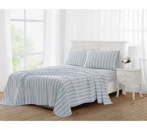 The Farmhouse by Rachel Ashwell Wide Ticking Stripe Twin Sheet