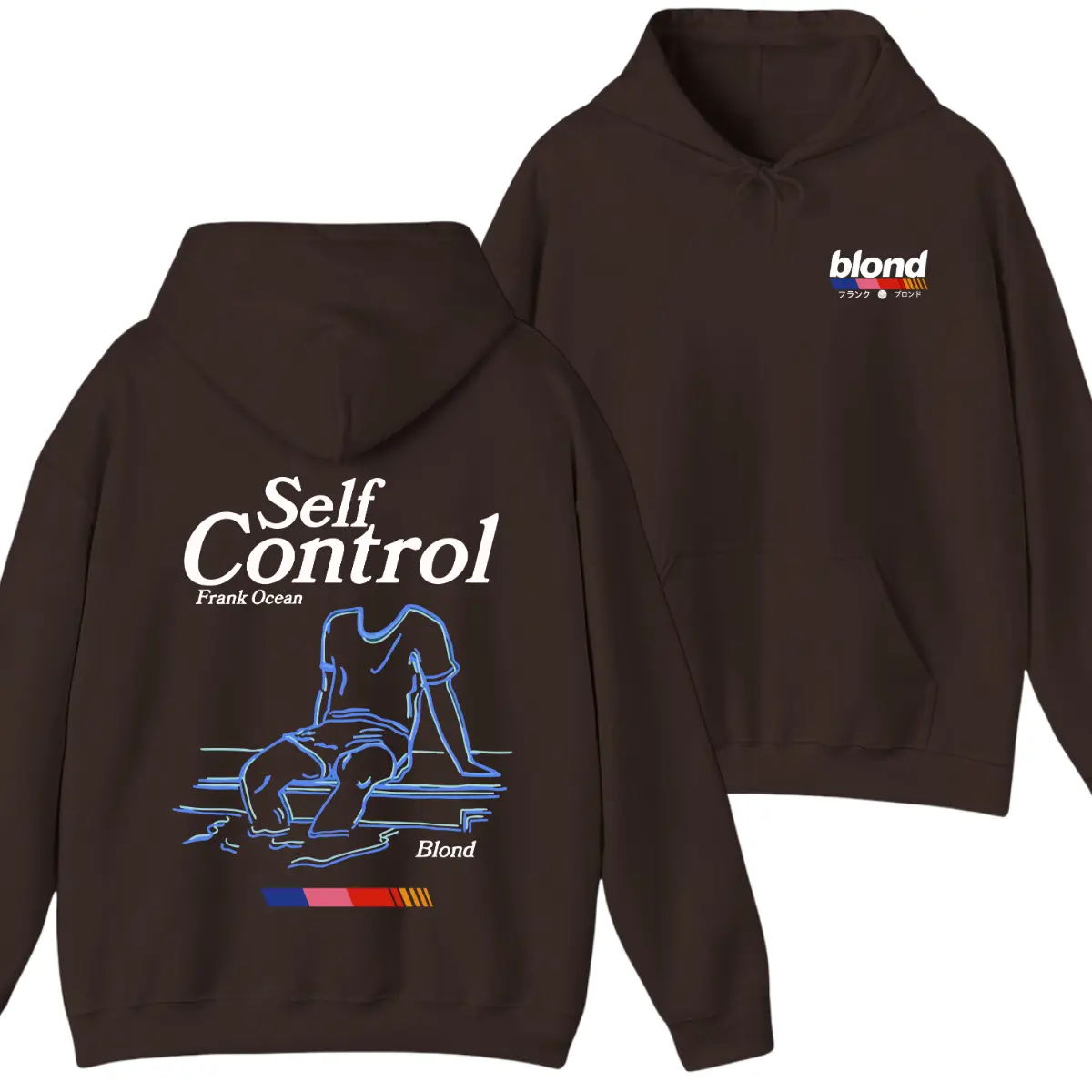 Frank Ocean Self Control Hoodie, Bl00nd album Music Gift Cool Gift Ideas Y2k Festival Trends Exclusive,  Casual Streetwear, Gift for Men, Gift for Women, Trendy Hoodie