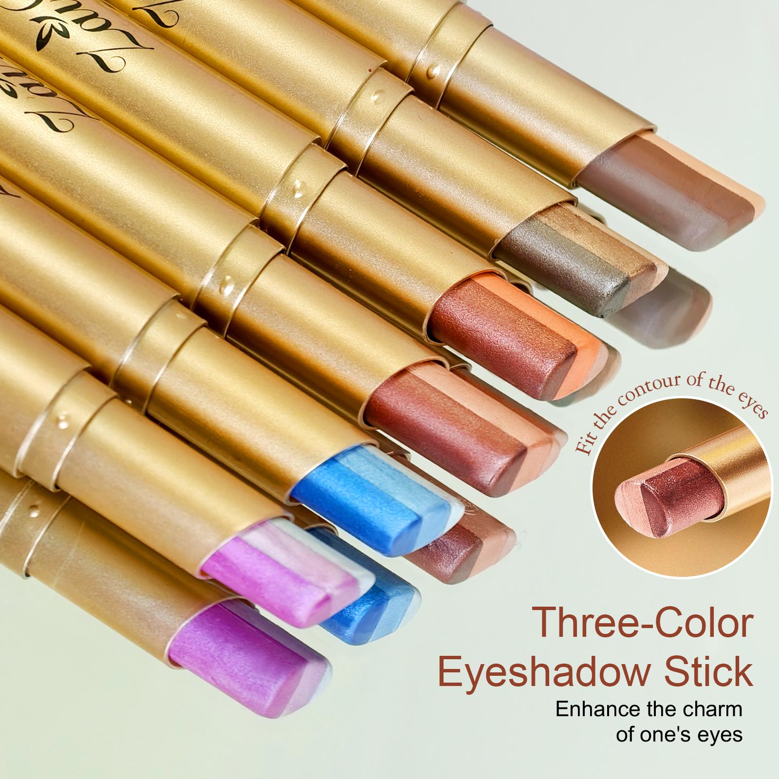 3-in-1 ZaiDoc Easy Eyeshadow Stick for Beginners,SmudgeProof in Seconds, One-Stroke Application,Creamy Shimmer Trio Eyeshadow Stick Waterproof Longwear Liquid Eyeliner Color Changing Lip Oil Trio Waterproof Shiny Diamond Eyeshadow 3-in-1 ZaiDoc Easy Eyeshadow Stick for Beginners,SmudgeProof in Seconds, One-Stroke Application,Creamy Shimmer Trio Eyeshadow Stick Waterproof Longwear Liquid Eyeliner Color Changing Lip Oil Trio Waterproof Shiny Diamond Eyeshadow
