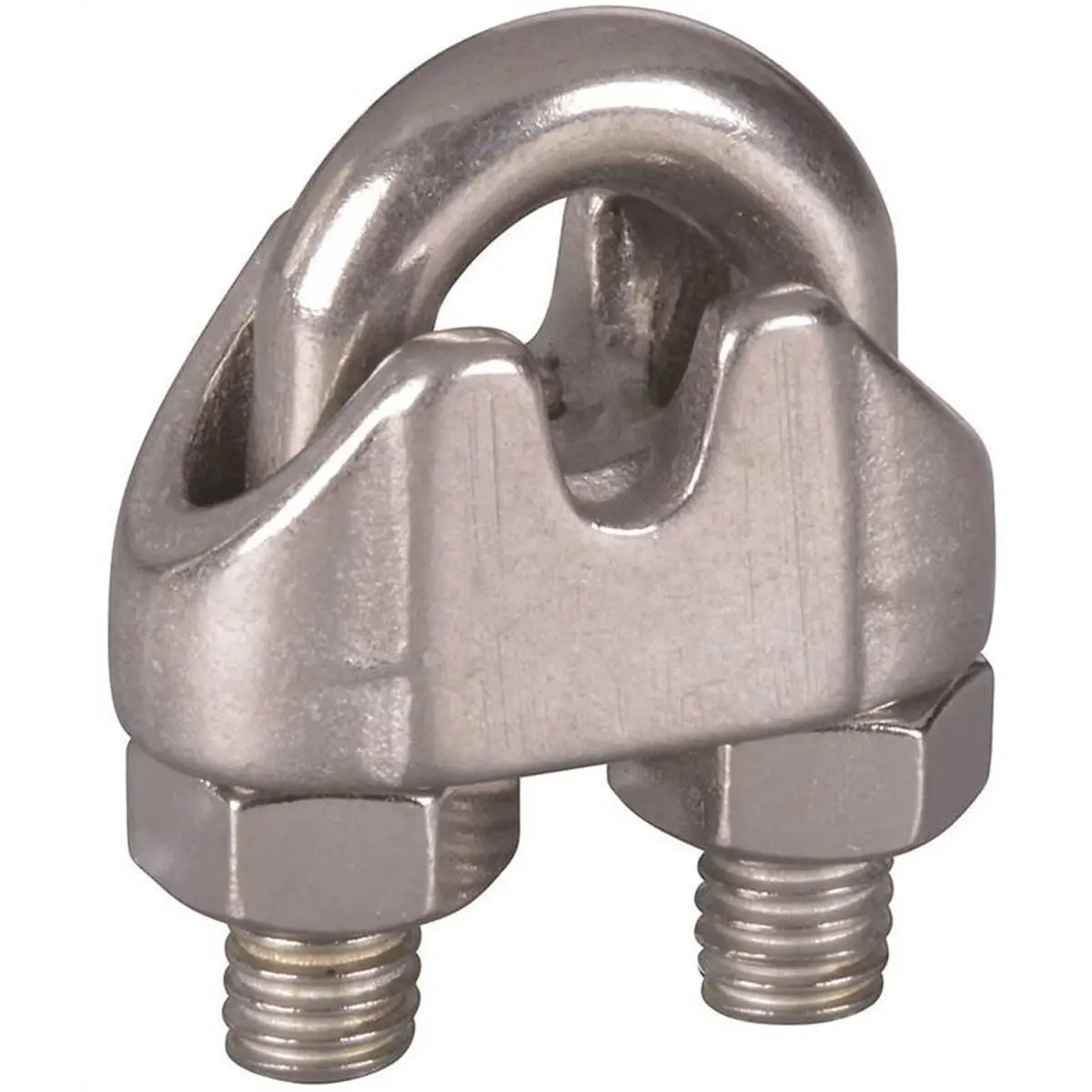 212 MAIN N830-313 Stainless Steel Cable Clamps, Lightweight 0.18" Size 0.07 lbs Fasteners for Cable Securing in Sailing, Water Sports