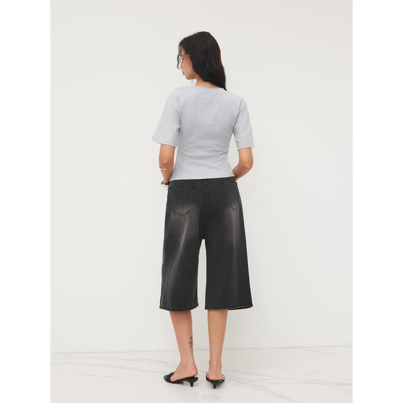 Cider 100% Cotton Round Neckline Tee