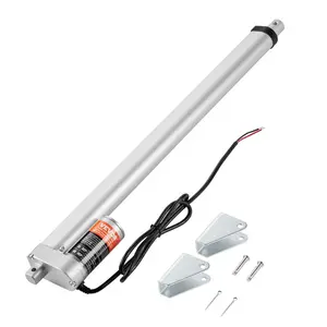 fathersdaygift  VEVOR Linear Actuator 12V, 18 Inch High Load 330lbs/1500N Linear Actuator, 0.19/s Linear Motion Actuator with Mounting Bracket and IP54 Protection