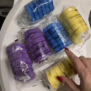 Disposable Toilet Brush Refill, 36pcs/set 3 Layer Sponge Toilet Brush Replacement Head, Household Cleaning Tool for Bathroom Toilet, House Accessories, Home Cleaning Products, Cleaning Supplies