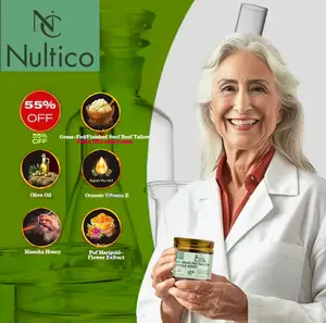 Nultico Whipped Beef Tallow & ManukaHoney Organic Nourishing Face Cream,Moisturizer, Body Lotion, Skin Care and Lip BalmHydrating Moisturizing