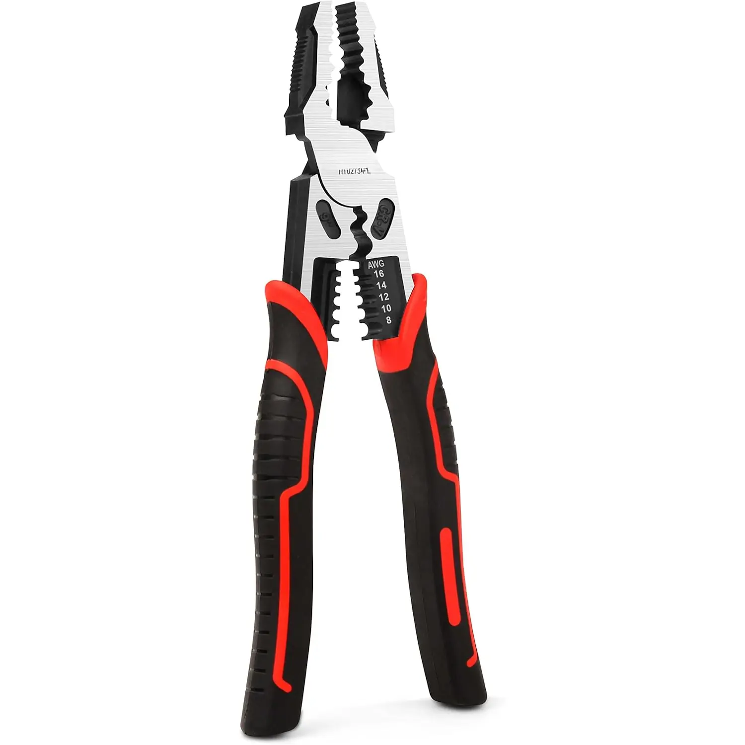9" Linesman Pliers,High Leverage Combination Pliers 4 in 1 Multifunctional Heavy Duty Lineman Tools HT0273-PL