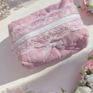Amore- Soft Pink Makeup Bag