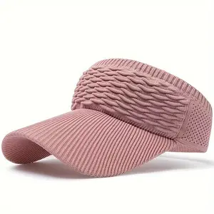 Women's Water Ripple Sun Hat, Breathable Elastic Cap, Outdoor Sports Headwear, All-Season Suitable, Hand Wash Only, Casual & Flexible, Sunscreen Leisure Hat