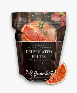 Dehydrated Half Grapefruit Slice | 40± Slices | DRIED FRUITS for Cocktail Garnishes & More