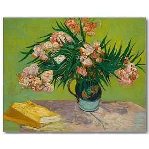 Courtside Market Van Gogh Oleanders 16x20 Canvas Wall Art