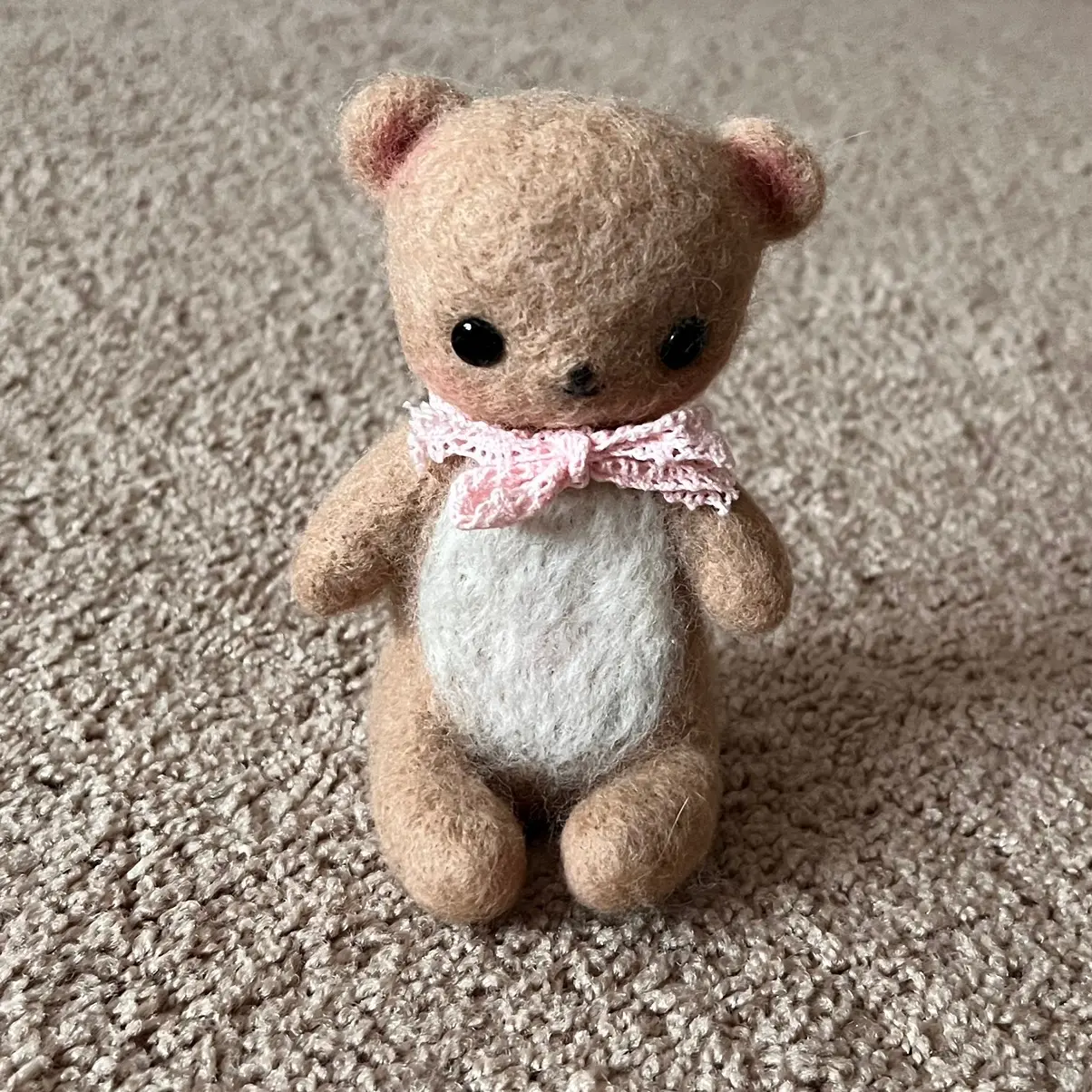 Needle Felted Teddy Bear