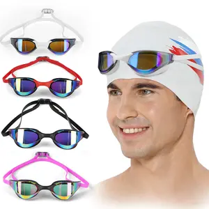 Anti Fog Swimming Goggles, No Leaking Full Protection Goggles for Adult Men Women Youth, UV Protection Wide View