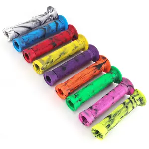 Bicycle Handlebar Grips, 1 Pair Soft Bike Handlebar Grips, Universal Fit, Professional Stunt Kick Scooter, BMX Bikes, Mountain Bike Accessories