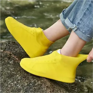 Aethera Rain Shoe Cover Waterproof Non-Slip Thickened Wear-Resistant Latex for Men & Women Portable Rainy Day Protection