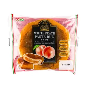 COMO Bread White Peach Paste Pan 3.17 oz - Perfect Snack for Bread Lovers - Cake