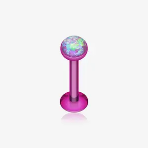Colorline Opal Glitter Shower Dome Steel Labret