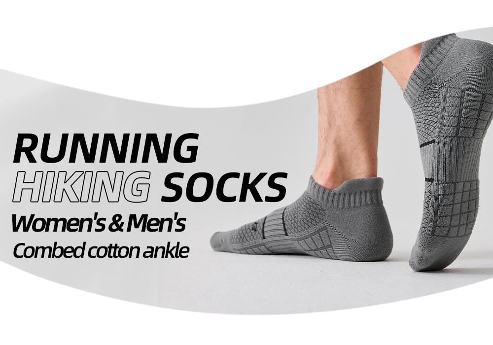 12 Pairs Professional Sports Socks for Men Women Ankle Socks with Cushioning Arch Support Cotton Moisture Wicking Odorless Durable for Basketball Running All Season Universal