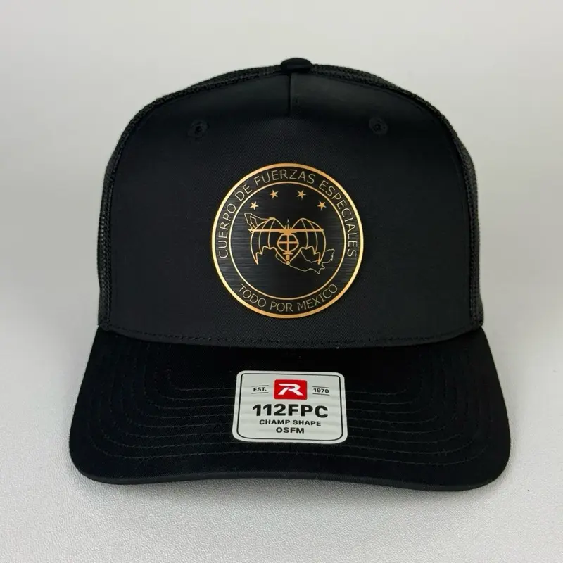 México Fuerzas Especiales Hat Snapback Gold & Black