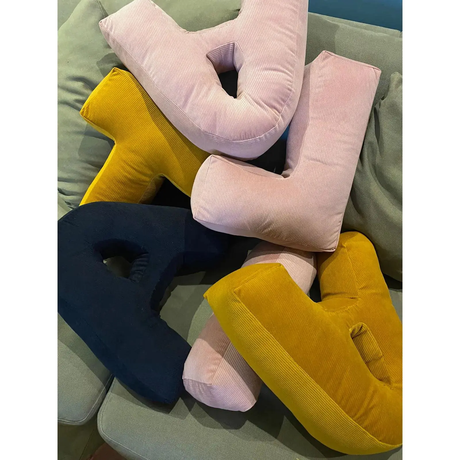 Plush Alphabet Letter Pillows