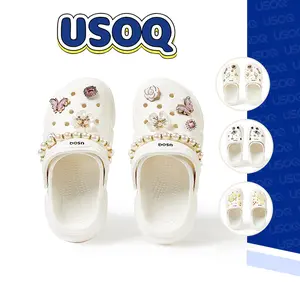 Usoq 39 Type Shoe Charms For Women fashion cave shoe buckle DIY accessories charm button Shoe decoration Footwear Bedroom