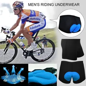 Unisex Cycling Shorts Bicycle Bike Underwear Pants With Sponge Gel 3D Padded