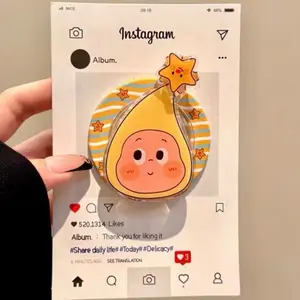 Cute Phone Grip for MagSafe Cases with Kickstand Magnetic Stand Secure Hold Easy Install Hands-Free Wireless Charging Accessory for iPhone MagSafe Cases Universal Compatibility