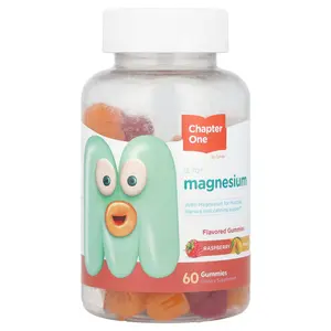 Chapter One Magnesium Gummies, Raspberry Mango, 60 Gummies (50 mg per Gummy)