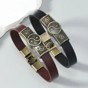 Ancient Feng Shui Wealth Bracelet  Real Leather, Ships in 15 Days