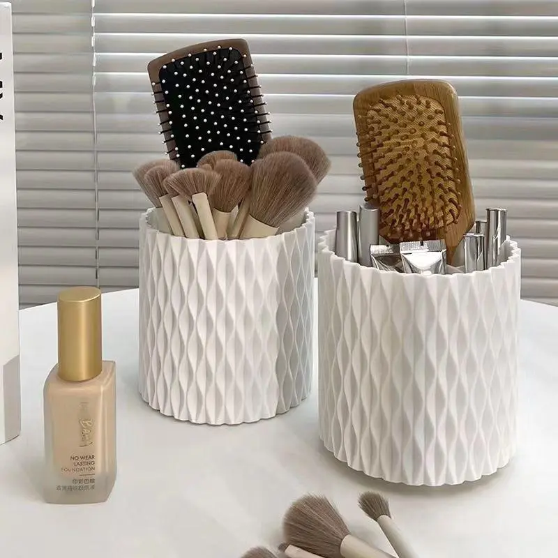 Desk Pen Holder, 2 Counts 5-grid Desk Pen Holder, Desk Organizer Tidy for Office Home School Student Teacher, Cute Desk Accessories, Aesthetic Office Supplies, Desktop Accessory, Desk Gadgets