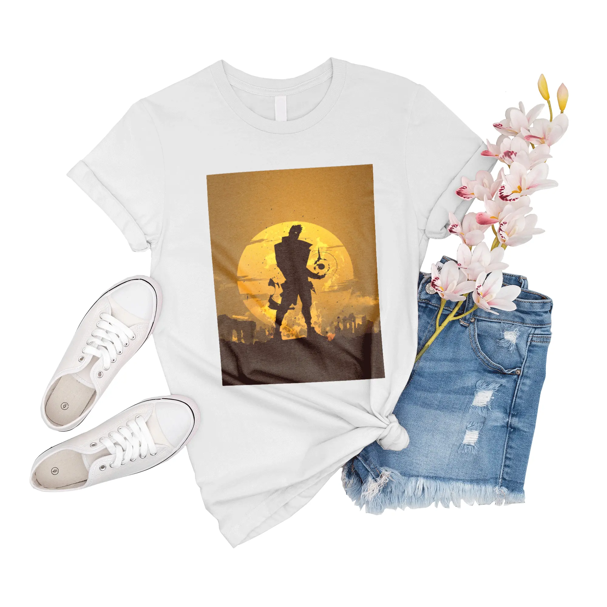 T-Shirt Unisex Sage Valorant Flame Agent Sleeve Gift For Men Short Big Women Girl Tee Family Novelty Shirts Shirt Event