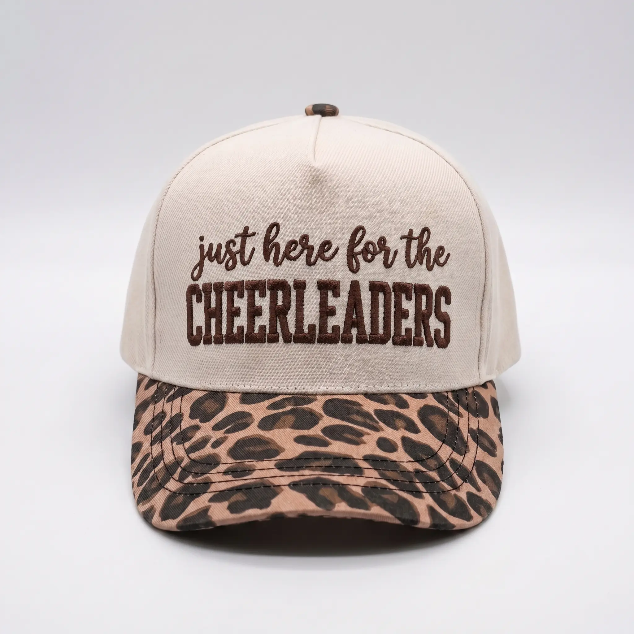 Jut Here For The Cheerleaders Embroidered Hat, Funny Fall Spooky Season Baseball Cap - Gift for Her Him, unisex Hta, trendy hat, funny hat