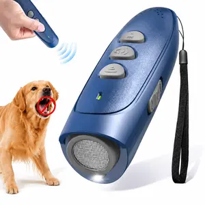 Dog Bark Deterrent , 3 Ultrasonic Modes Anti Barking,  16.4 FT Range Barks No More Indoors Outdoors Behavior Correct Safe & Humane Rechargeable Dog Repellent Device Compact Bark Control for Dogs