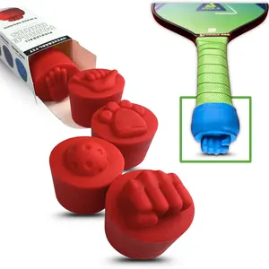 Paddle Hands Pickleball Paddle Weighted End Caps 5-Pack Silicone Grip Accessories Universal Fit Durable Skin Safe Flexible Long Lasting Non Toxic